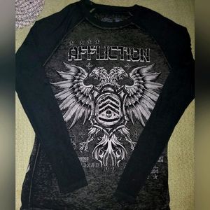 Mens Affliction L/S tee